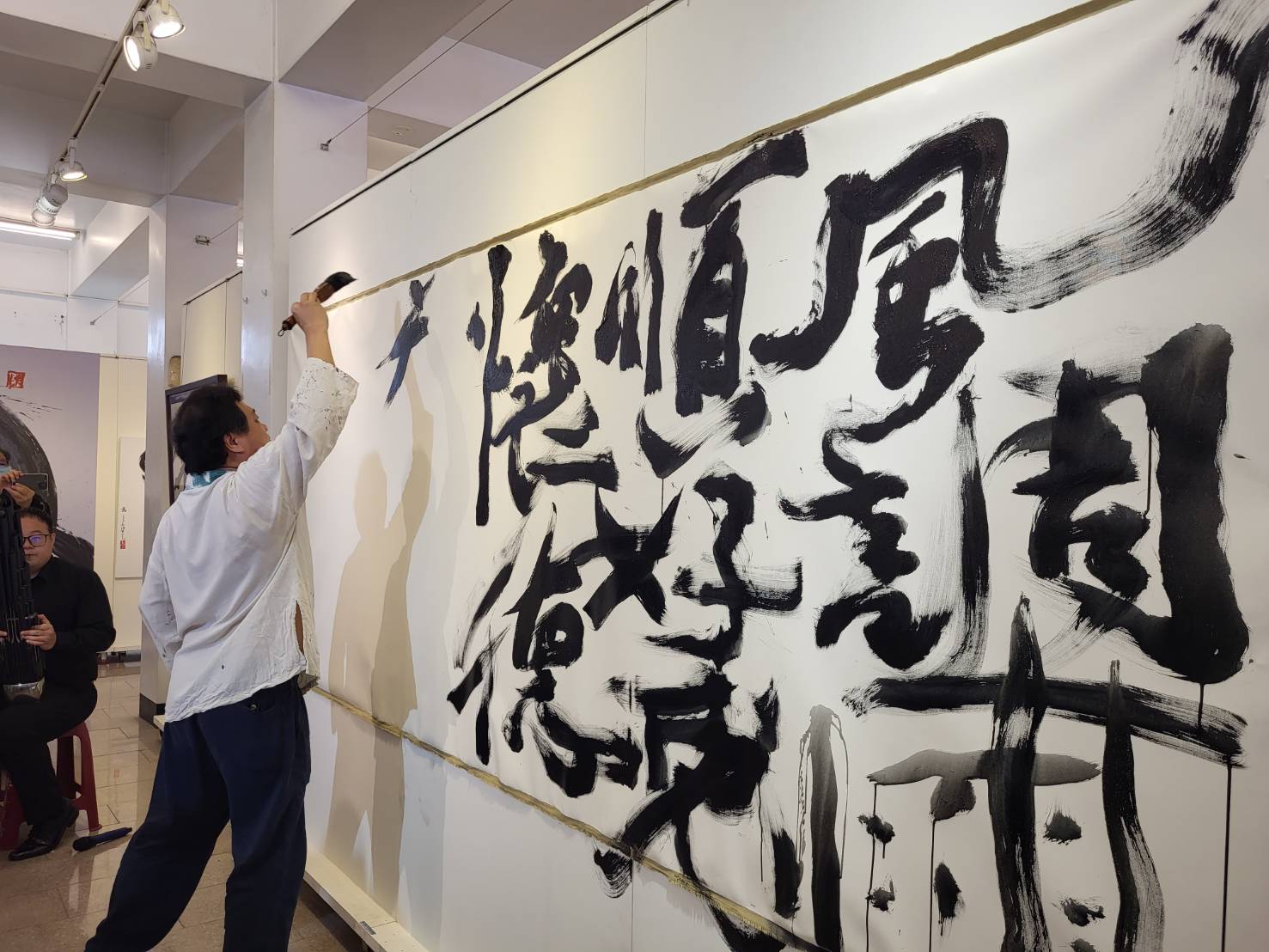 新港奉天宮陳世憲書法展　新春祈願兼賞庶民美學