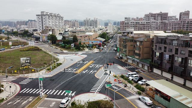 人本友善　中市府新闢道路納入人行道設計