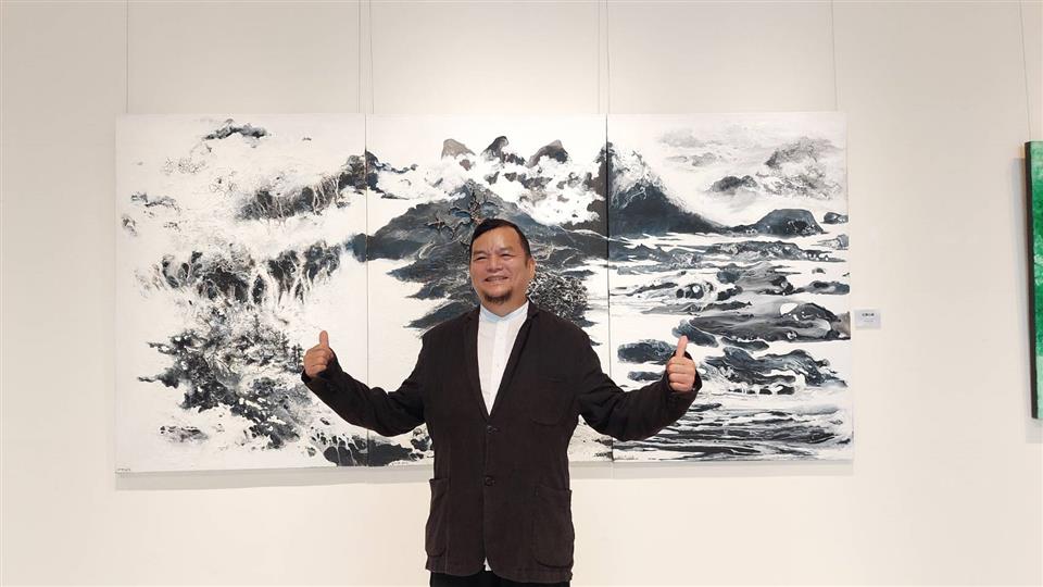 陳炳臣 天長地久創作展  呈現東方哲學思想 實踐心象山水