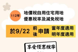 税務走廊》擁有2處以上自用住宅用地 稅務局報您節稅撇步