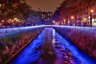 喜迎耶誕節  中市南區綠川興大段浪漫點燈